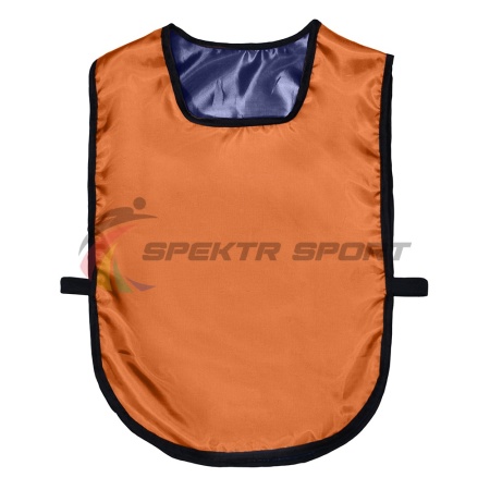 Купить Манишка футбольная двусторонняя универсальная Spektr Sport оранжево-синяя в Туране 